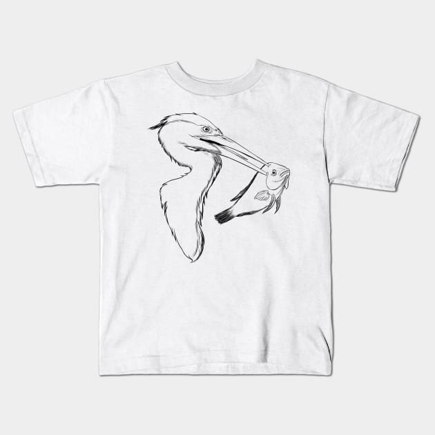 Hunting bird Kids T-Shirt by Dutyfresh